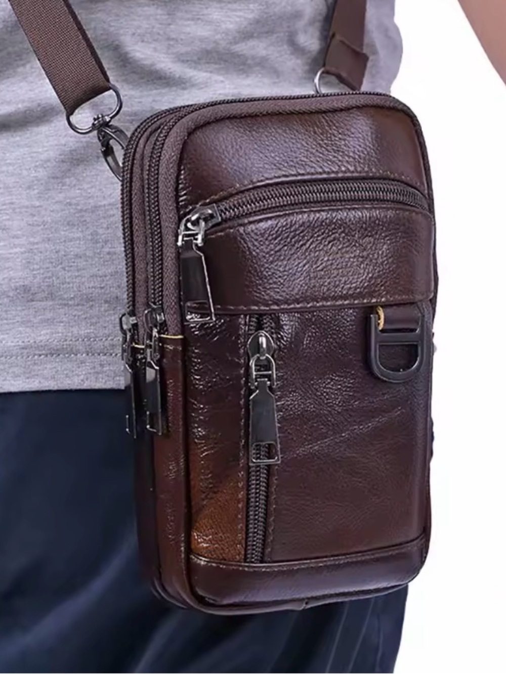 New Vintage Genuine Leather Shoulder Crossbody Bag